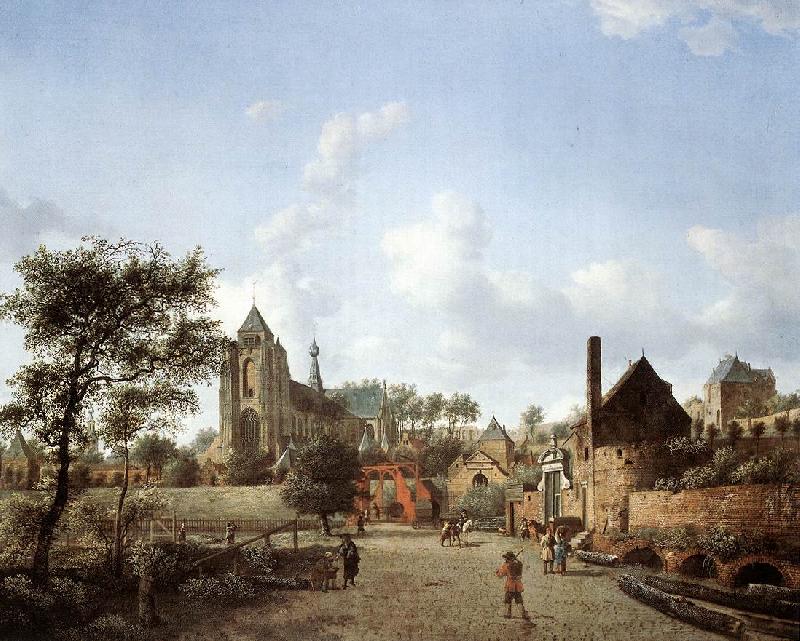 HEYDEN, Jan van der View of Delft sg